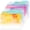 Brushstrokes, variant on Current Floral Fun File Folder Value Pack- Set of 24, Colorful Letter-Sized, Tabbed, 9" x 11"