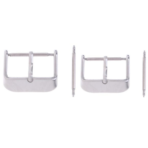 2 Piezas Cierre de Hebilla Tang Ajuste 16 Mm / 18 Mm Reemplace La Correa Correa de Reloj Artesanías de Bricolaje