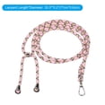 thumbnail image 2 of Phone Lanyard Crossbody Adjustable Neck Lanyard with Transparent Lanyard Patch for Smartphone Pink Apricot Coffee 1 Pcs, 2 of 5