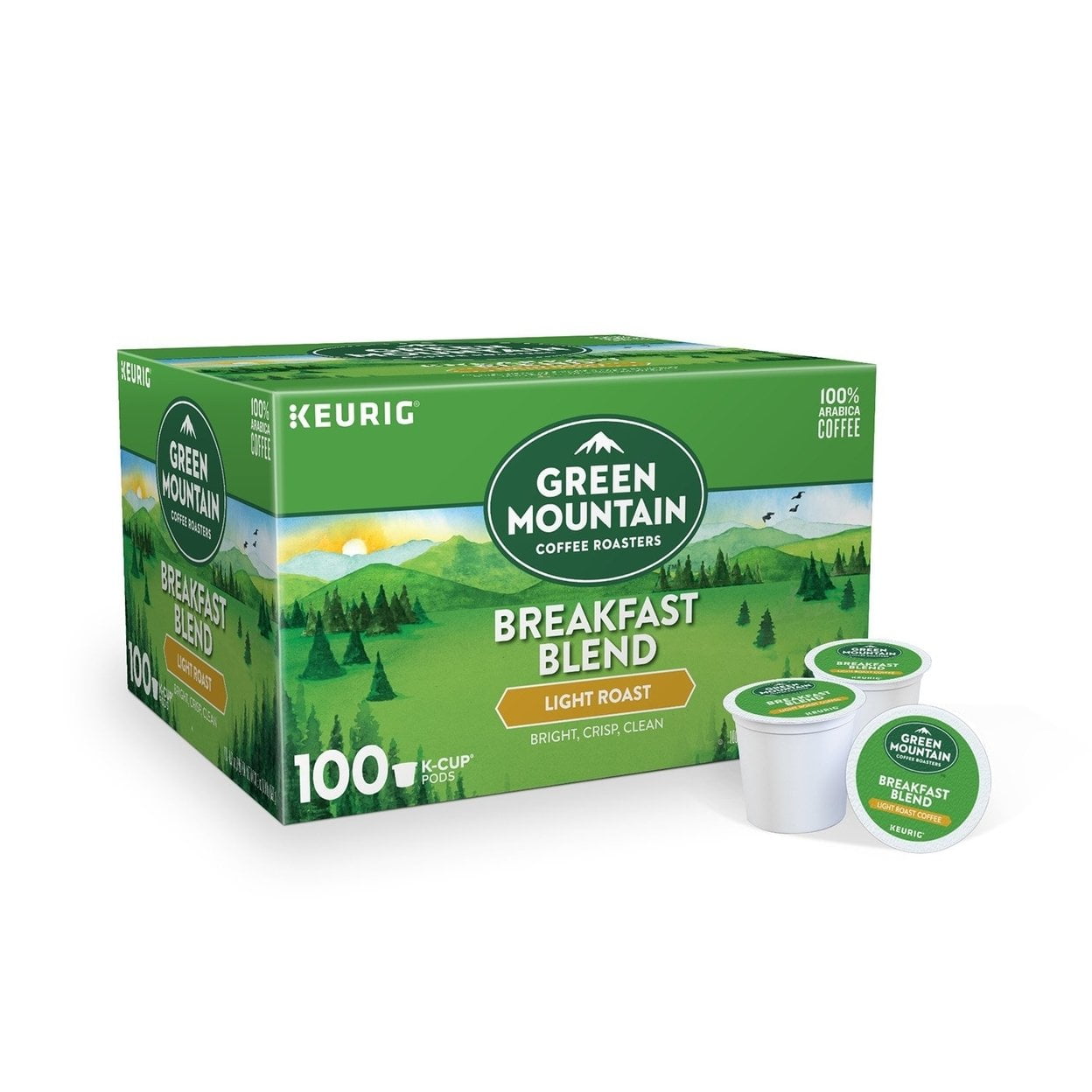 Green Mountain Coffee Breakfast Blend (100 K-Cups)