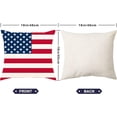 thumbnail image 3 of 4th of July Decorative Pillows 18 x 18 Patriotic Star Throw Pillow Covers Independence American Flag Pillow Memorial Day Decor Patio Pillows Outdoor Case Porch Pillows Case, 3 of 6