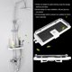 thumbnail image 2 of Botao Estante Soporte para bandeja hueca sin perforaciones Organizador ajustable para soporte elevador de ducha para baño, 2 of 5