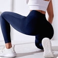 thumbnail image 7 of UngA Anti Cellulite Leggings High Waisted Leggings for Women Tummy Control Soft Yoga Pants Womens Gym Running Workout Leggings for Women Blue,L, 7 of 7
