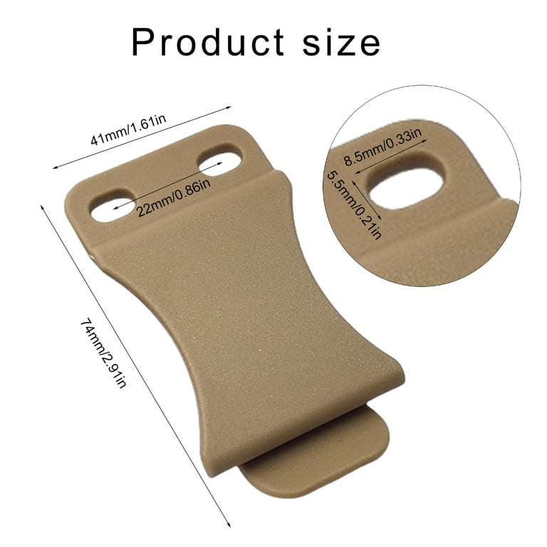 Réinitialisation De Boucles De Ceinture Pour étui à Gaine Kydex, Poudres Spéciales Pour Le Bricolage Avec Vis, Grand