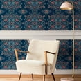 thumbnail image 5 of Medallion Floral Peel & Stick Wallpaper, 5 of 22