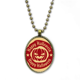 thumbnail image 1 of Rojo Redondo patrón calabaza de Halloween Collar Colgante de cadena vintage Colección de joyas colgantes Unbranded M, 1 of 3