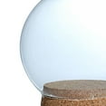 thumbnail image 3 of 3 piezas transparentes a prueba de polvo en forma de bola cúpulas de Cloche con Base de madera planta decoración de Macarena Cúpula transparente, 3 of 6