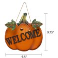 thumbnail image 2 of Wood Pumpkin Welcome Sign Fall Front Door Decor, 2 of 4