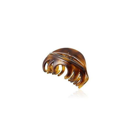 Rosette Large Chic Styling Hair Claw Clip Organic Glass Strong