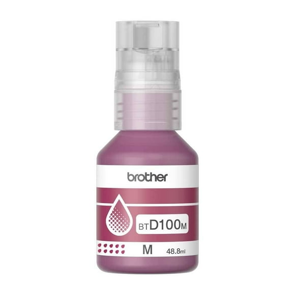 Botella de tinta Brother color Magenta BTD100M