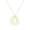 O, variant on Jewelry VerPetridure Women Gift 26 English Letter Name Chain Pendant Necklaces Jewelry