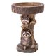 thumbnail image 3 of Estatua de mapache, estatuilla de jardín, cuenco de Baño de aves, alimentador de resina para exteriores, para beber aves silvestres, inauguración de, 3 of 9