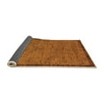thumbnail image 2 of Ahgly Company Indoor Square Abstract Orange Modern Area Rugs, 3' Square, 2 of 4