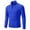 Blue, variant on ZCFZJW Men's Quarter Zip Up Sweaters Mock Neck Polo Sweater Slim Fit Pullover Sweater Trendy Solid Color Long Sleeve Lightweight Thin Jacket Beige XXL