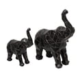thumbnail image 6 of Sagebrook Home 8" Elephant Figurine, Black, 6 of 6