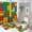style-1, variant on Building Blocks Construction Brick Shower Curtain Bathroom Sets Toilet Lid Rug, Rugs Mat Bath Mat And Contour Mat, Shower Curtain 4Pcs