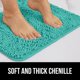 thumbnail image 3 of Juego de alfombras de baño GORILLA GRIP Soft Chenille de 2 piezas, color turquesa, 3 of 9