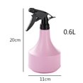 thumbnail image 3 of Desinfectante De Botella Vacía De Plástico De 600Ml, Desinfectante, Regadera, Herramienta De Jardinería Con Rociador De Cabeza Ajustable Vogacara HA023071-00, 3 of 7