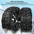 thumbnail image 5 of SPOORYYO Emergency Winter Snow Chains for Car Tires, Easy Installation, Anti-Skid Rubber Grip Enhanced Traction on Snowy and Slippery Roads, 5 of 9
