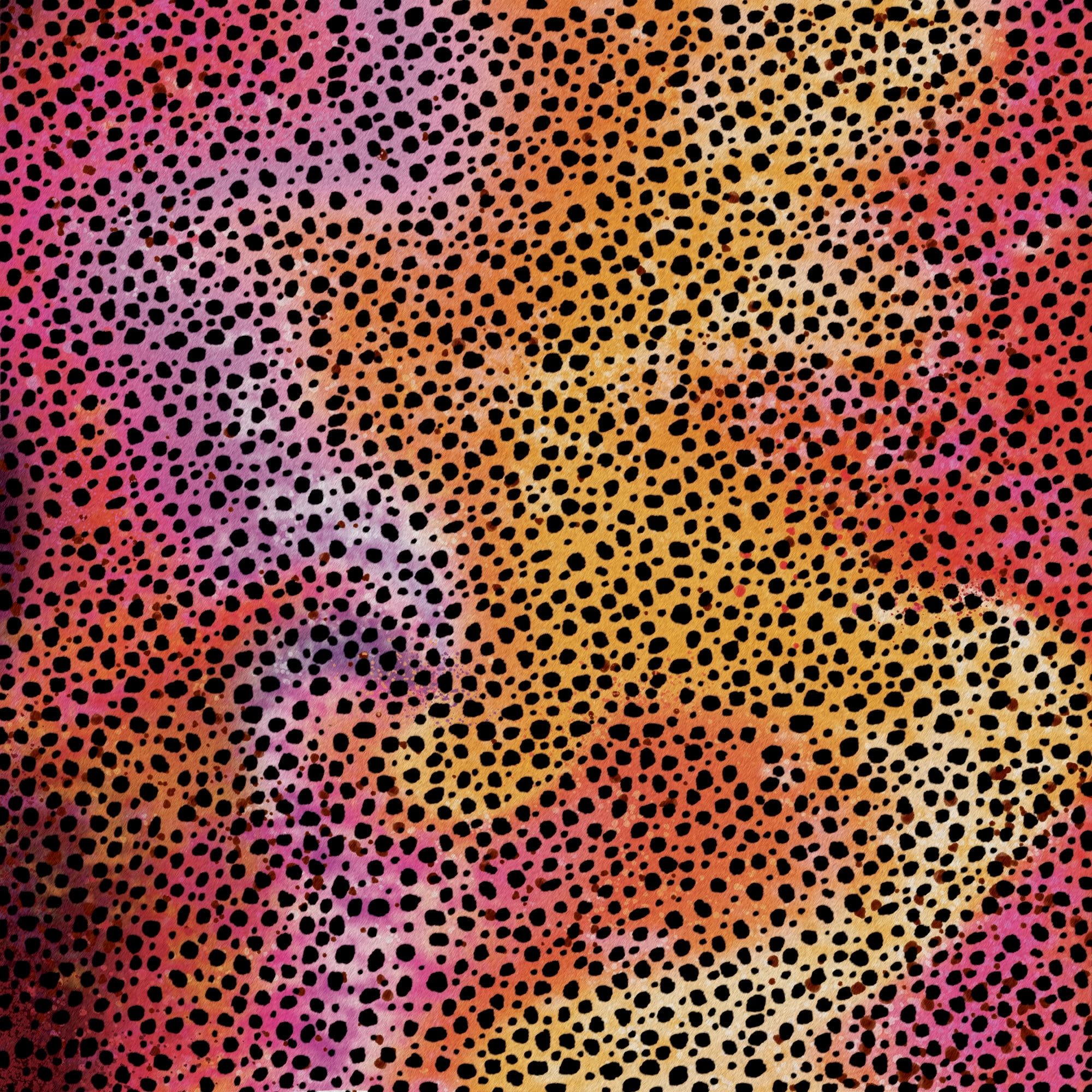 (2 pack) Cricut® Infusible Ink Sheets Pattern (2 count), Rainbow Cheetah, 12" x 12"