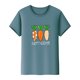 thumbnail image 3 of Mujeres Manga Corta de Verano Tops Pascua Impresa Cuello Redondo, Blusa de Moda Casual para la Primavera, 3 of 5