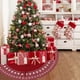 thumbnail image 1 of ¡Descuento Exclusivo!, Falda de árbol de Navidad de lana tejida, regalo, decoración, suministros festivos, decoración del lugar, copo de nieve vintage, 36 pulgadas Akmoler, 1 of 6