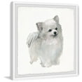 thumbnail image 2 of Parvez Taj White Pomeranian Framed Wall Art, 2 of 6