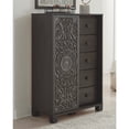 thumbnail image 2 of Signature Design by Ashley Paxberry 5 Drawer Chest in Black, 2 of 7