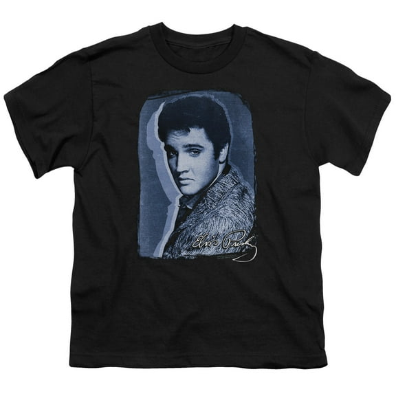 Elvis Presley - Overlay - Youth Short Sleeve Shirt - X-Large