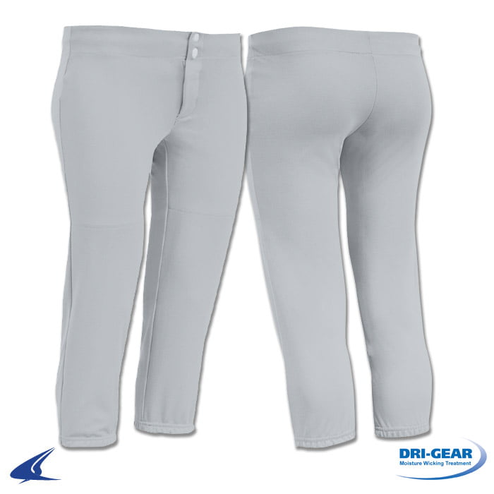 Champro Hot Shot Yoga Style Fastpitch Softball Pant XS Grey 