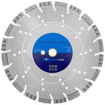 EDiamondTools 12" All Purpose Diamond Saw Blades for Reinforced Concrete, Asphalt, Granite