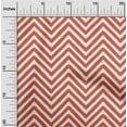 thumbnail image 2 of oneOone Viscose Chiffon Dark Peach Fabric Chevron Sewing Material Print Fabric By The Yard 42 Inch Wide, 2 of 4