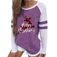 thumbnail image 2 of Qiopertar Blouse Décontractée Sexy Mode Imprimée à Manches Longues Col Rond Froncée en Solde Livraison Gratuite à Moins de 5$ jusqu'à 90 % de Réduction, 2 of 5