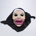 thumbnail image 1 of Máscara de Drag Queen Monja Cosplay xuanjing Látex Talla Única Unisex, 1 of 2