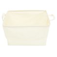 thumbnail image 4 of PAMINGONO 1Pack White Laundry Basket for Bedroom Use and Toy Storage 15.4x10.2x10.2in, 4 of 8