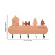 thumbnail image 2 of GOOHOCHY Llavero de pared: Perchero de madera con ganchos de hierro - Organizador rústico para puerta de entrada, vestíbulo, pasillo - Colgador de pared que ahorra espacio, 2 of 8