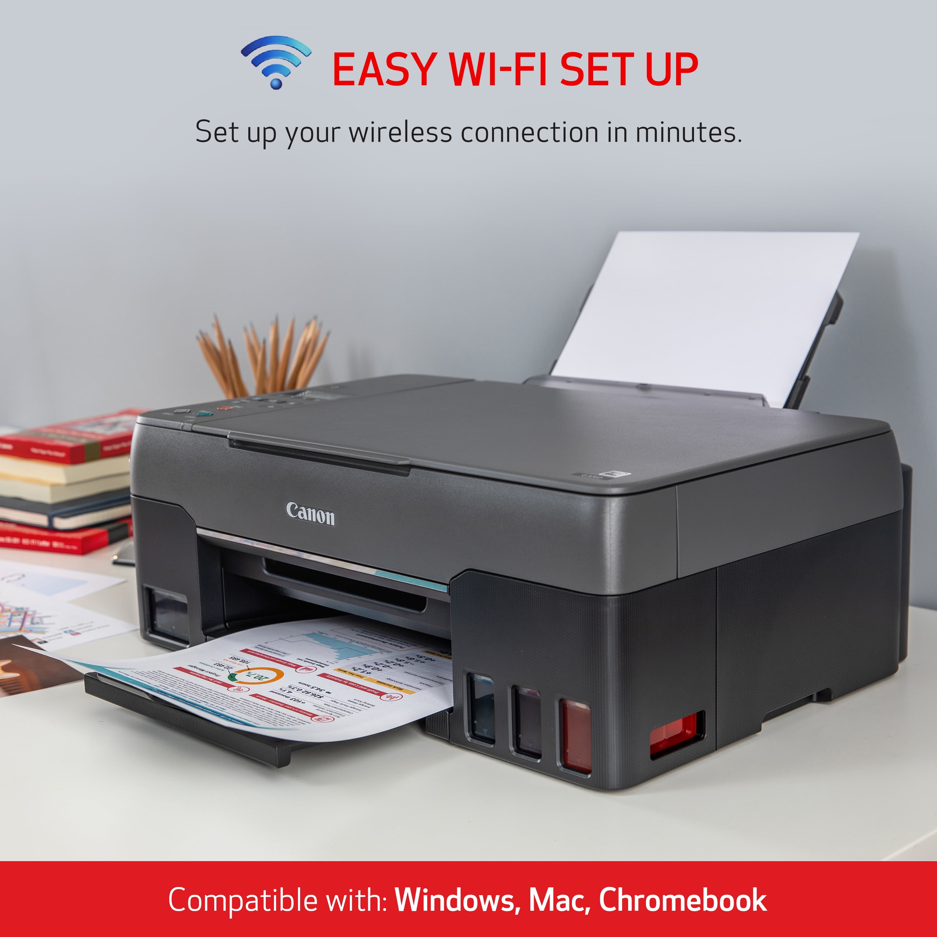 Canon PIXMA G3262 Wireless MegaTank All-In-One Printer