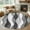 Gray, variant on 2x3 Door Mat Rug, Gray Stripes Non-Skid Rubber Backing Large Rectangle Rugs - Living Room Bedroom Home Office, Vintage Farmhouse Greyish Ripple Pattern Indoor Floor Mat Carpets Washable Rug