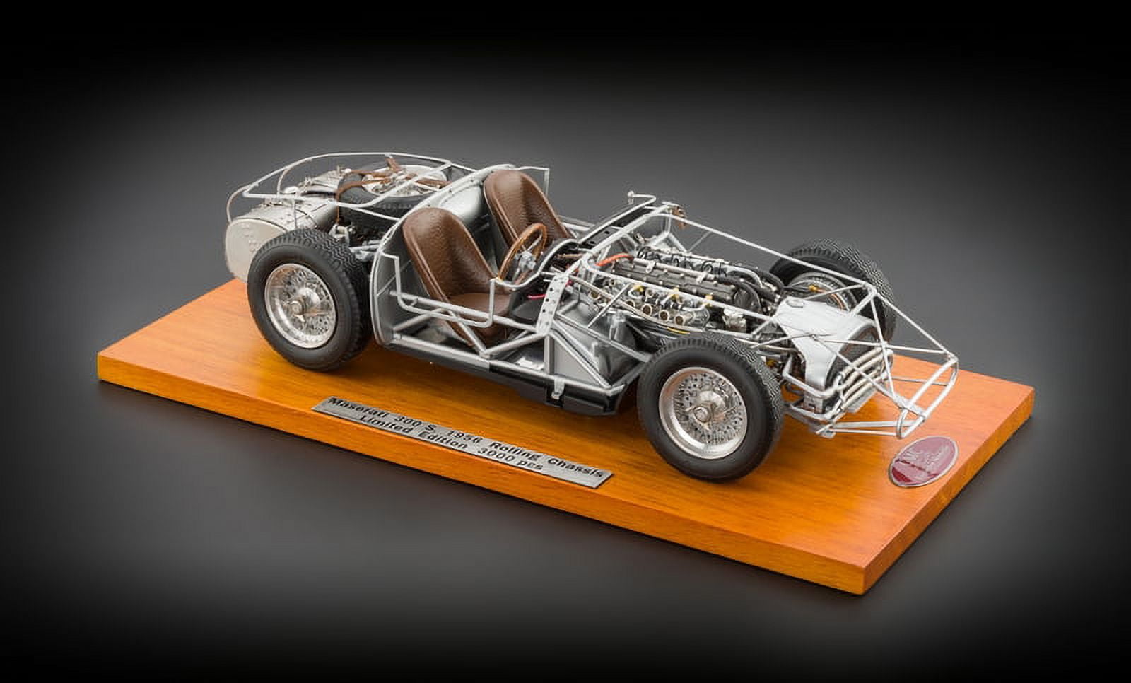 1956 Maserati 300S Rolling Chassis 1/18 Diecast Model by CMC