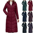 thumbnail image 4 of BangWanChi Long Jackets for Women Winter Women's Fashion Quilted Coat With Hidden Pockets, 4 of 4