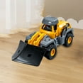 thumbnail image 6 of Fuebueo Construction Toys, Tough Machines Toy Front Loader , Construction Excavator Kids Toy Play Truck Toys, Steam Roller, Ages 3+, 6 of 7