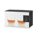 thumbnail image 7 of Viski Cactus Crystal Tumblers - Stylish Lowball Cocktail Glass Gift Set, 7 of 7