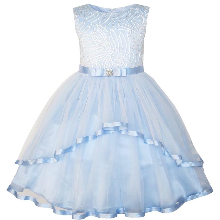 blue and white sun dress Sassy Shortcake Picnic Princess Dress