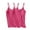 Hot Pink, variant on QUINDOS Womens Tank Tops 2 Pack Athletic with Built in Bras Summer Camisoles for Women Pack Spaghetti Strap Crew Neck Gym Sleeveless MultiPack Shirts Tops Solid Color Undershirts