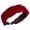 Red, variant on Vintage Inspired Braided Plush Headbands Elastic Hairband Hair Ornament Women's Hair Accessory For Various Occasion