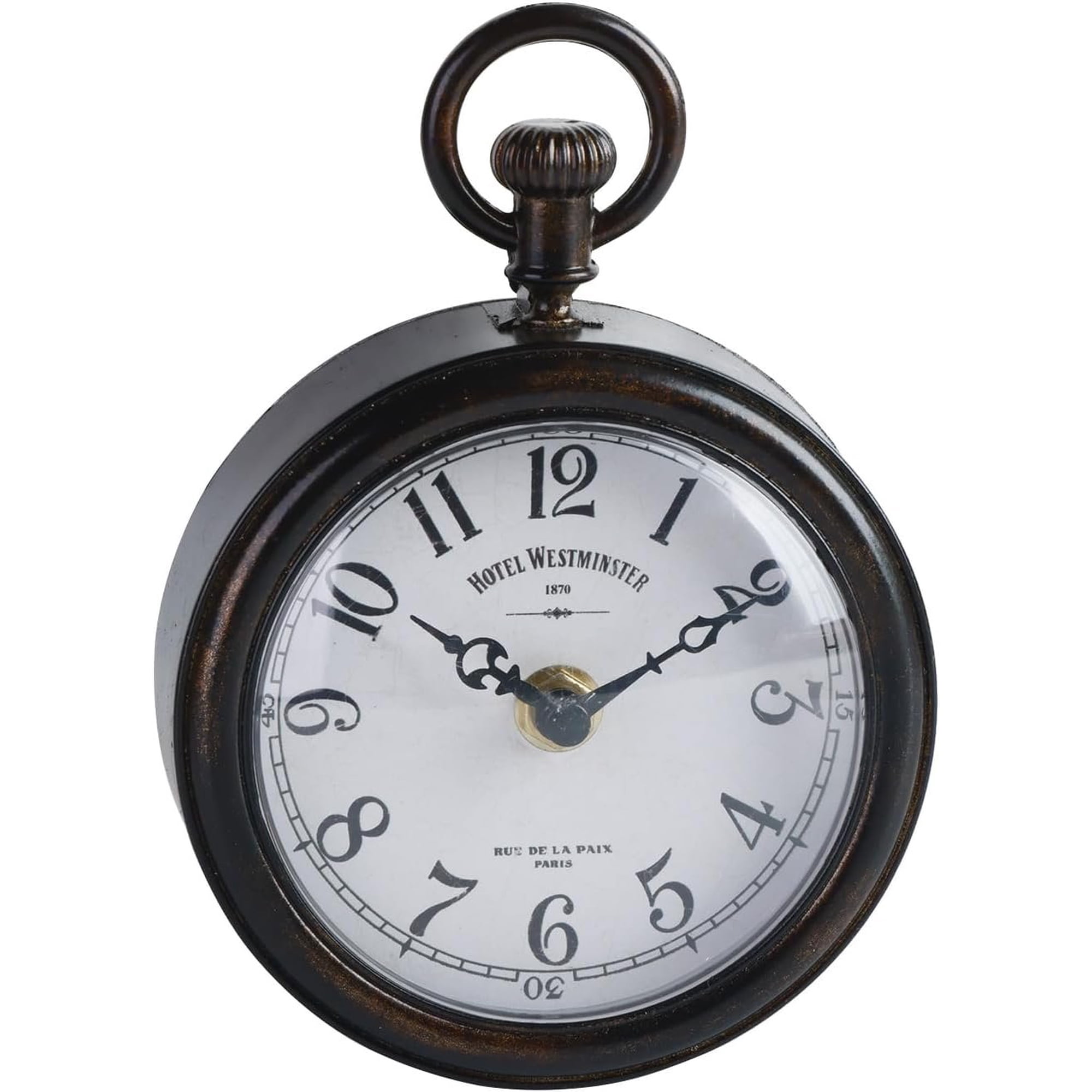 Small Wall Clock, Pocket-Watch Decorative Clock 4.6 Inch