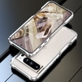 thumbnail image 2 of Metal Bumper Case for Google Pixel 8, Aluminum Alloy Metal Frame Bumper Slim Cool No Back Design Not Affect Signal Fast Heat Dissipation For Google Pixel 8,Silver, 2 of 10