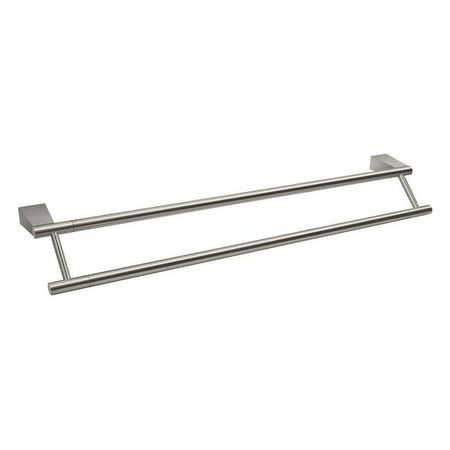 Gatco GC4734 Satin Nickel Double Towel Bar From The Bleu Series