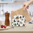 thumbnail image 2 of Yayeee Napkin Holder for Table Kitchen Paper Tissue Organization, Brown Christmas House, 2 of 8