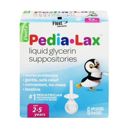 Fleet Pedia-Lax Liquid Glycerin Suppositories - 6 CT